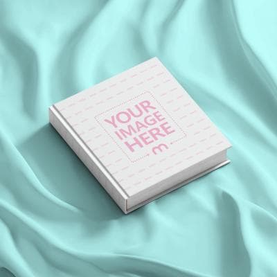 Square Paperback Book Cover Mockup for Indie Author Branding